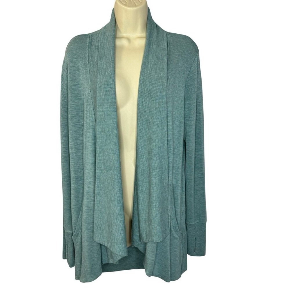 ATHLETA Pranayama Wrap Cardigan in green